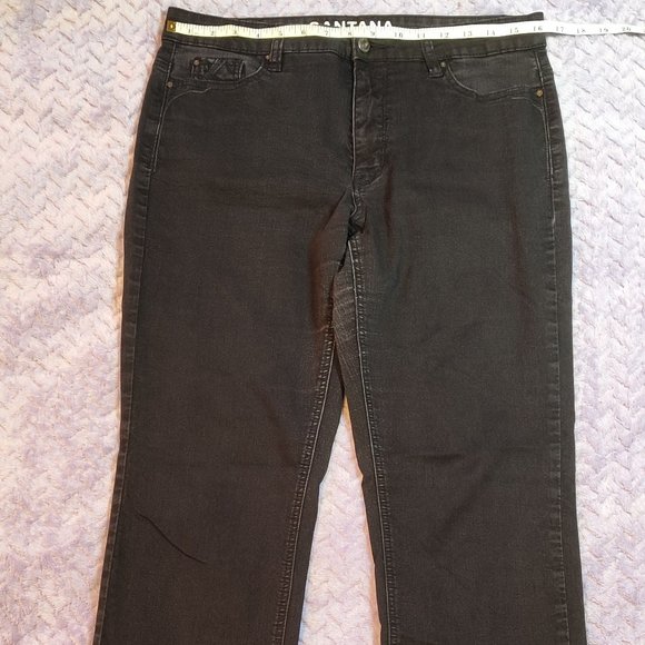 Santana Women's Classic Straight Leg Jean, Size 12 inseam 32 - Picture 2 of 9